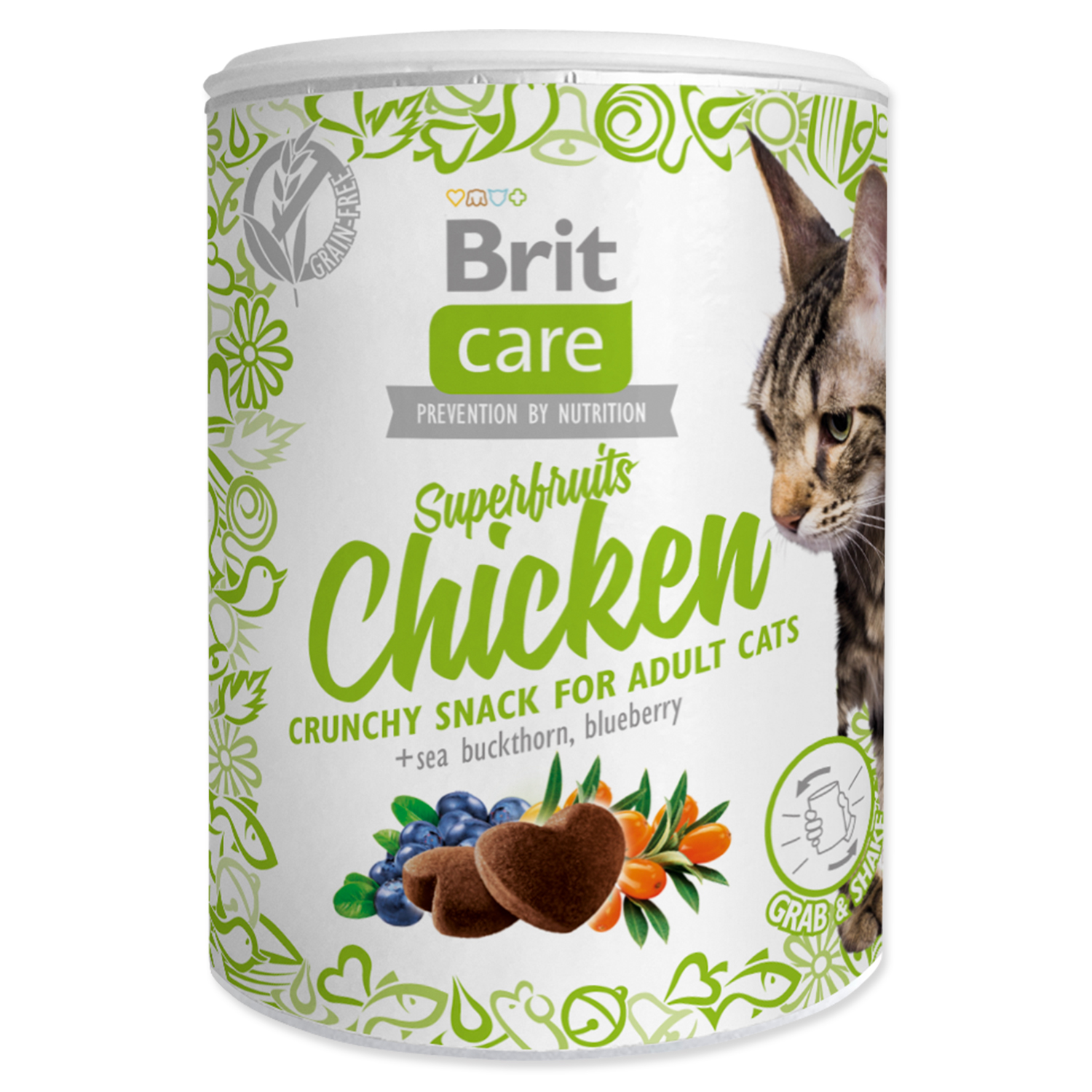 Levně BRIT Care Cat Snack Superfruits Chicken 100 g