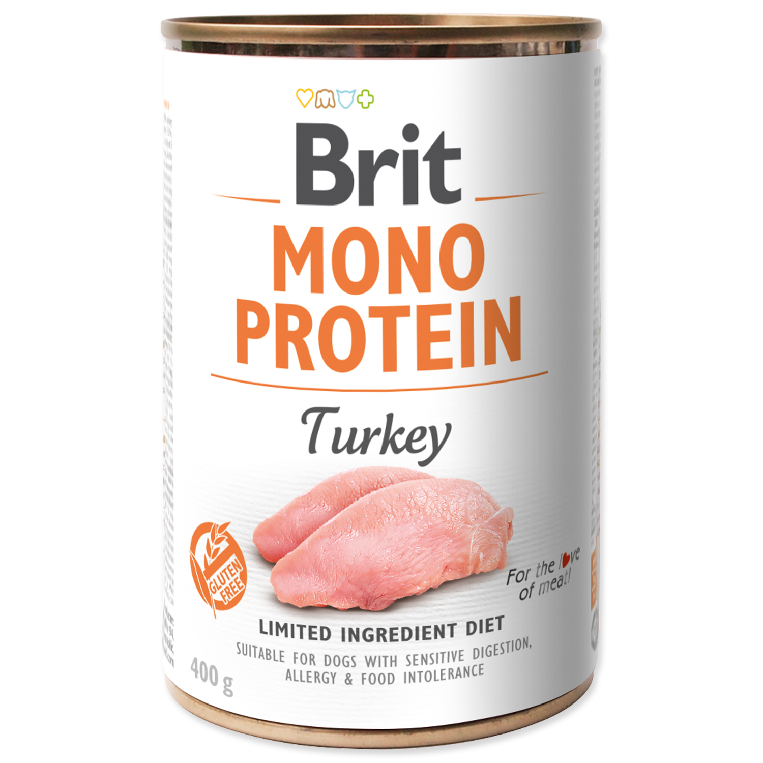 Levně Brit konzerva Mono Protein Turkey 400 g