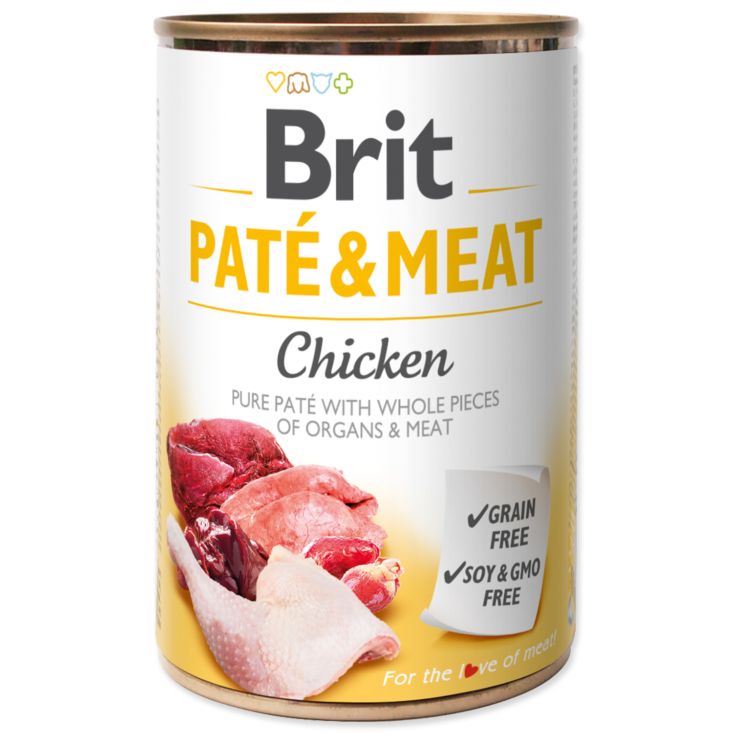 Levně Brit konzerva Paté & Meat Chicken 400 g