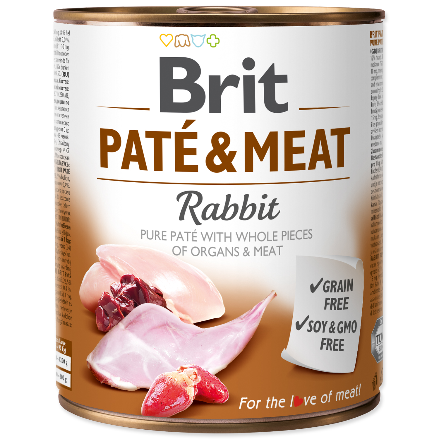 Levně Brit konzerva Paté & Meat Rabbit 800 g