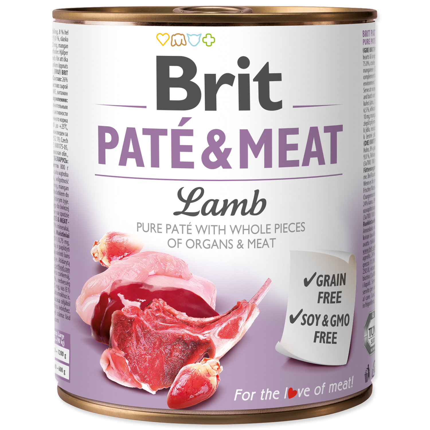Levně Brit konzerva Paté & Meat Lamb 800 g