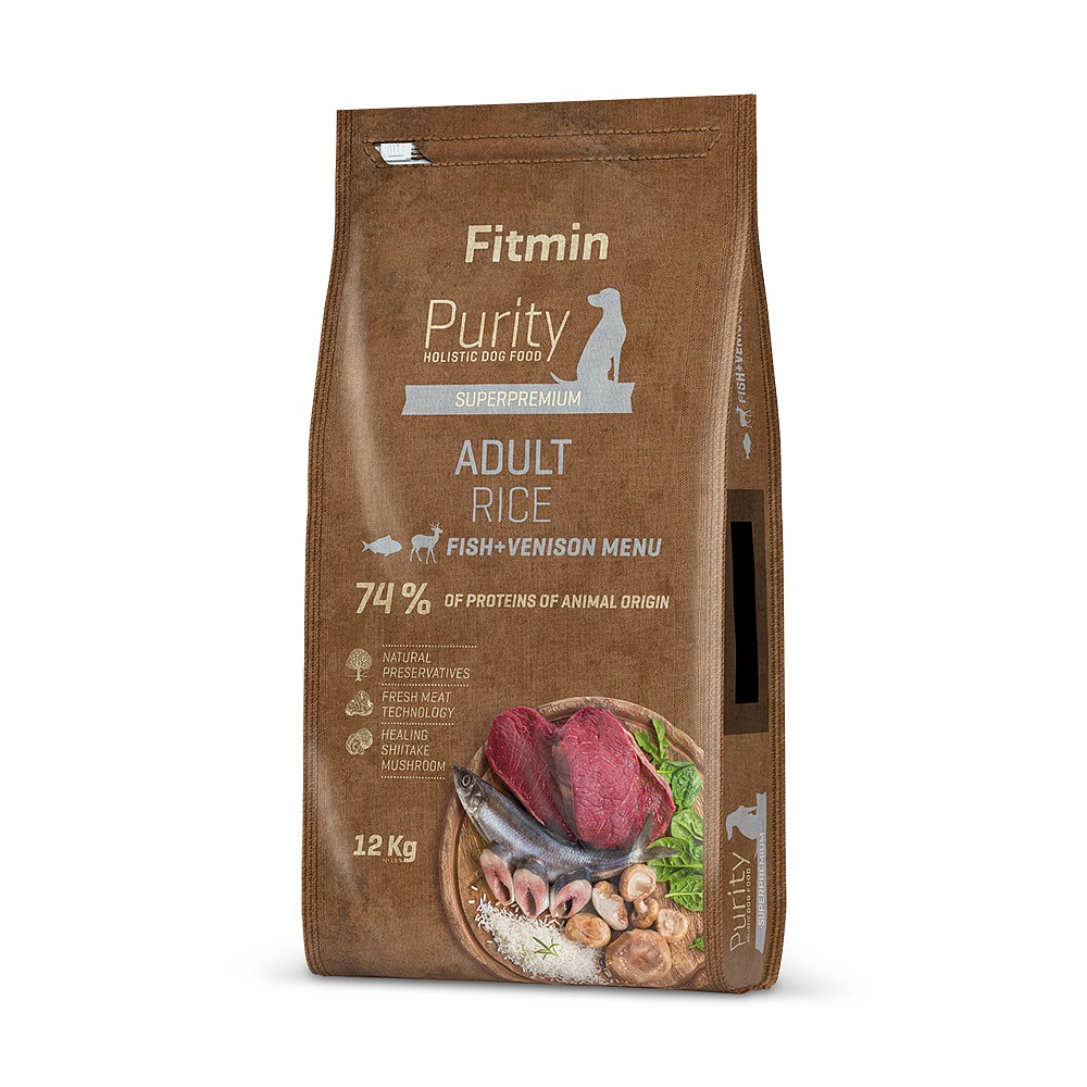Levně Fitmin dog Purity Rice Adult Fish&Venison Velikost balení: 12kg