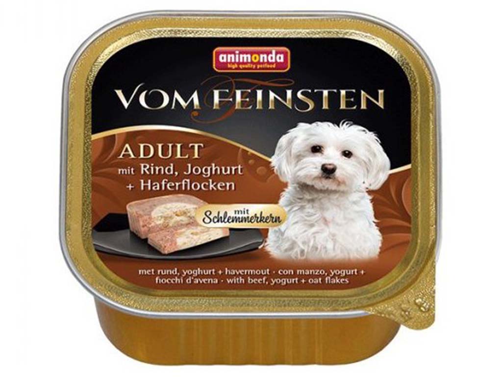 Levně V.Feinsten CORE hovězí, jogurt + vločky pro psy 150g