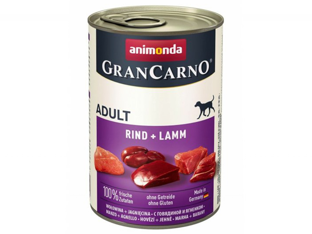 Levně Konzerva Animonda GranCarno hovězí + jehně 400 g