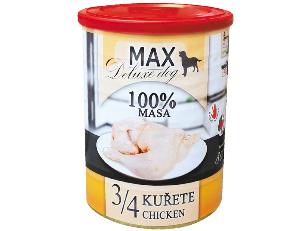 Levně Konzerva Max Deluxe 3/4 kuřete 1 200 g