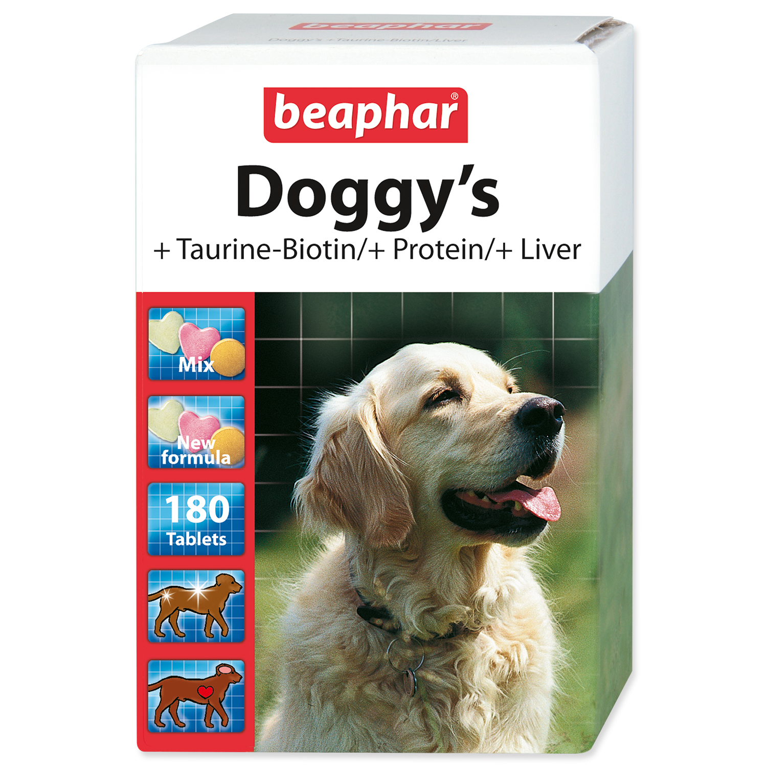 Levně Pochoutka BEAPHAR Doggy`s mix 180tablet