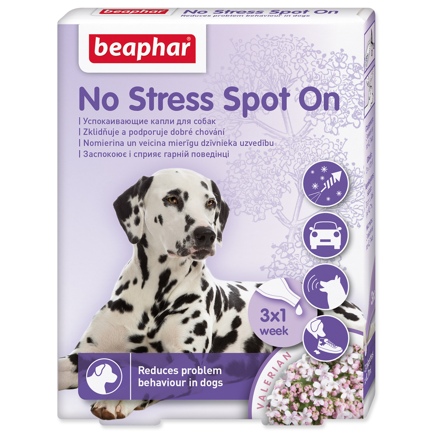 BEAPHAR No Stress Spot On pro psy 2,1ml