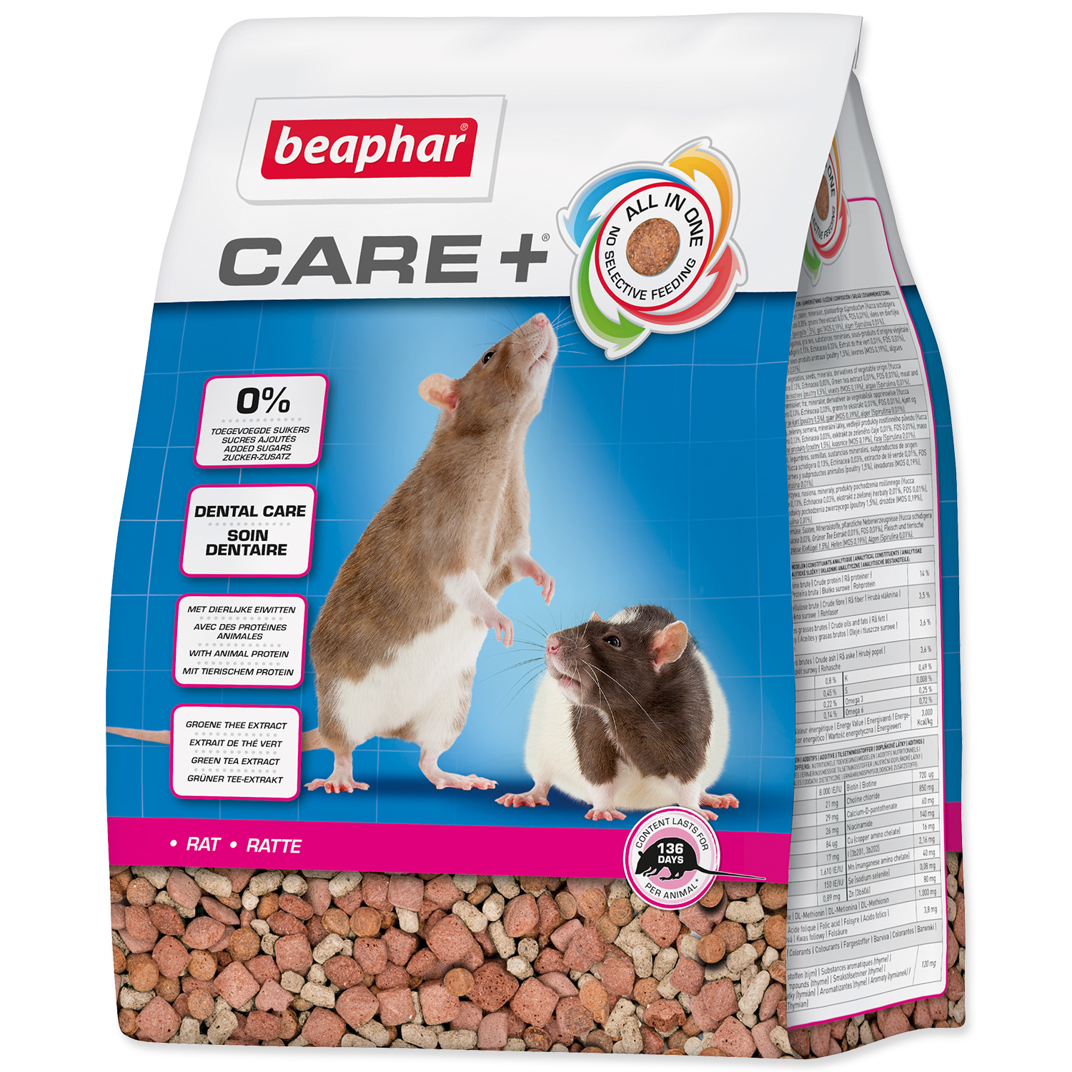 Levně BEAPHAR CARE+ potkan 1,5kg