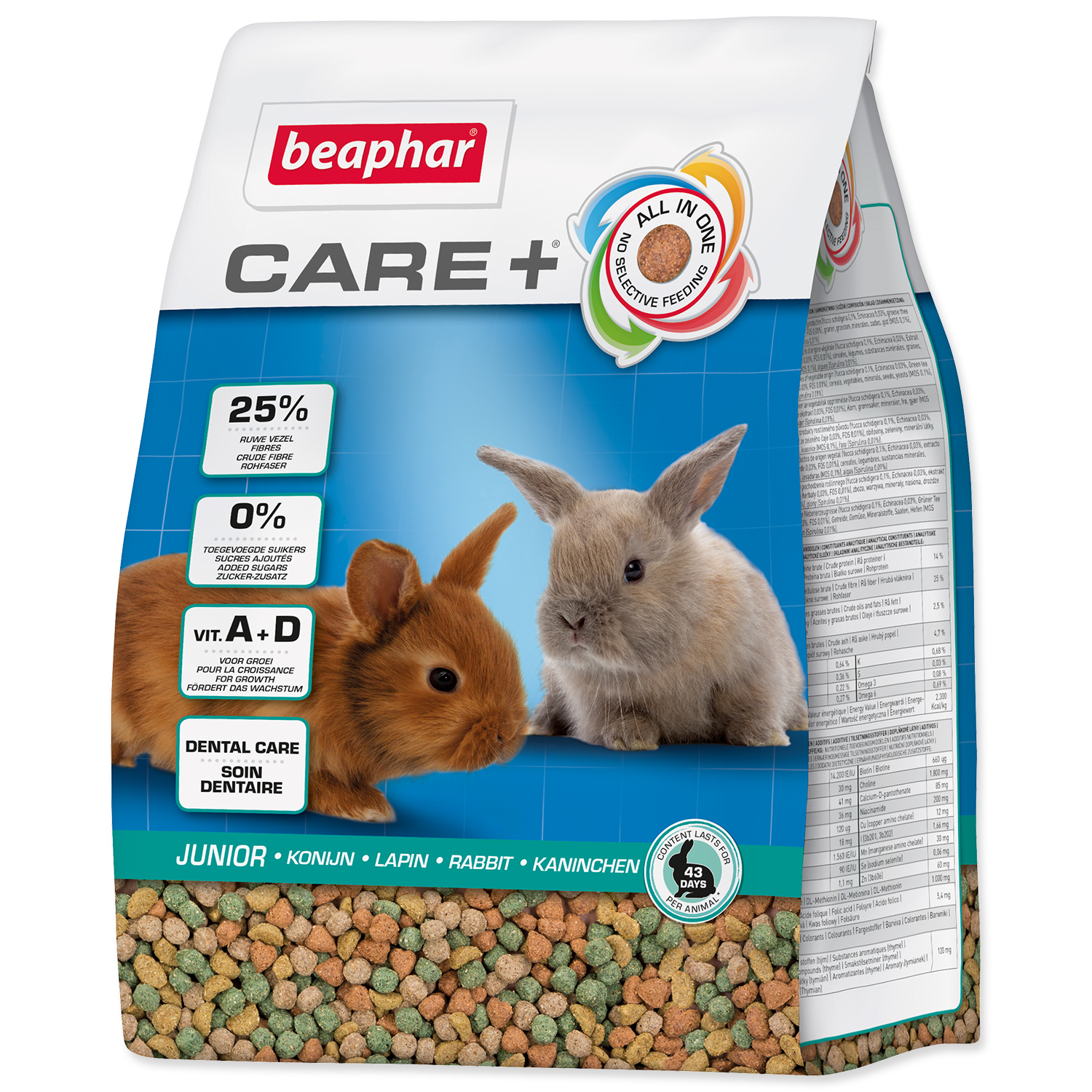 Levně BEAPHAR CARE+ Junior králík 1,5kg