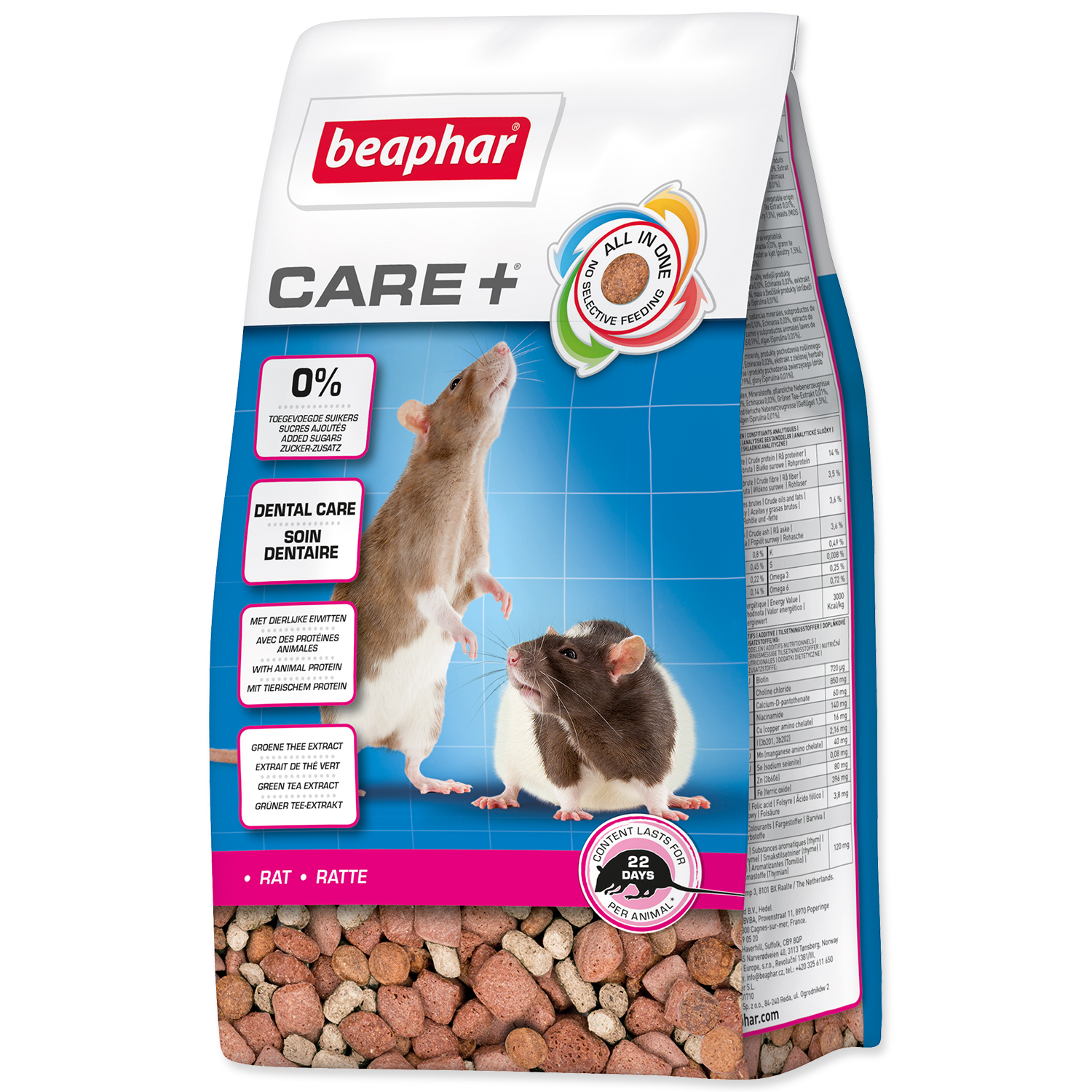 Levně BEAPHAR CARE+ potkan 250g