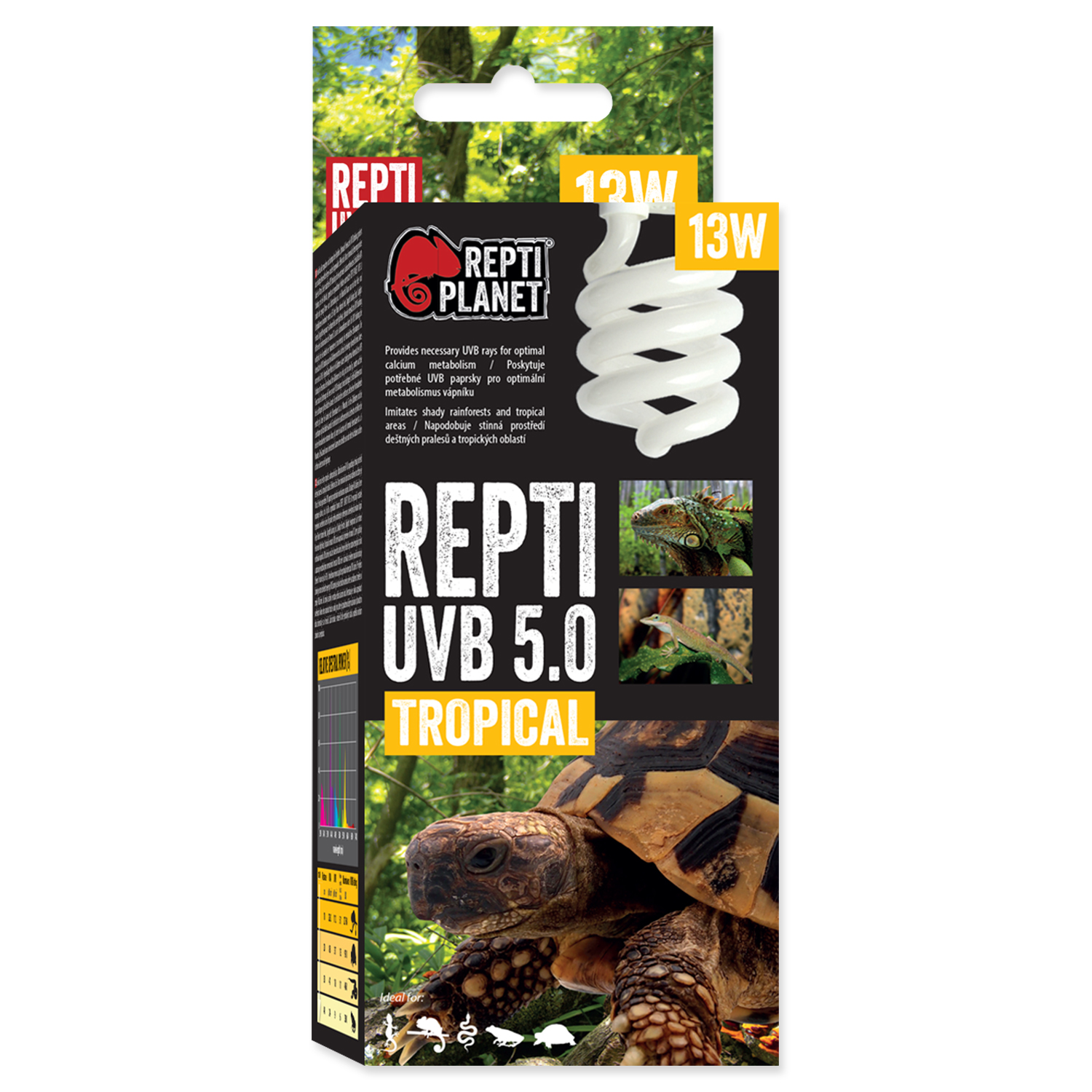 Levně Žárovka REPTI PLANET Repti UVB 5.0 13W