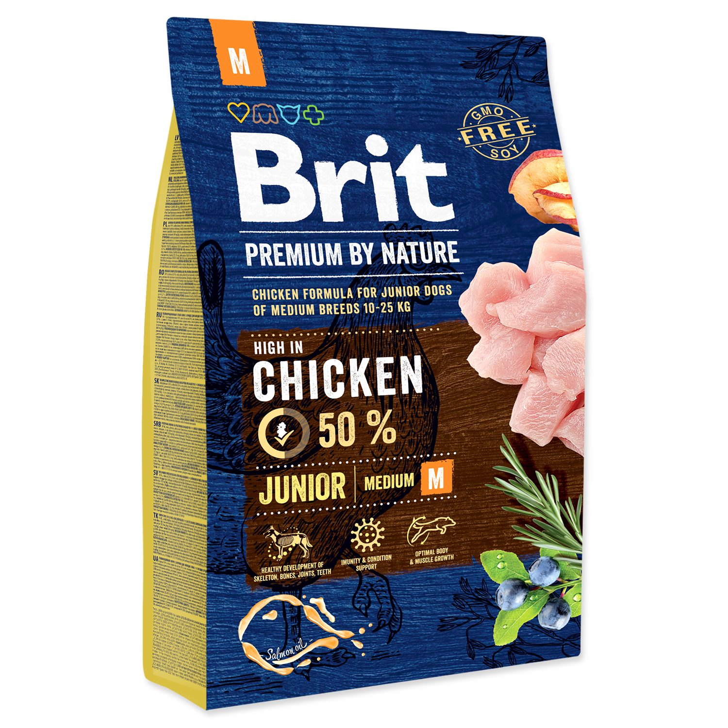Levně BRIT Premium by Nature Junior M 3 kg