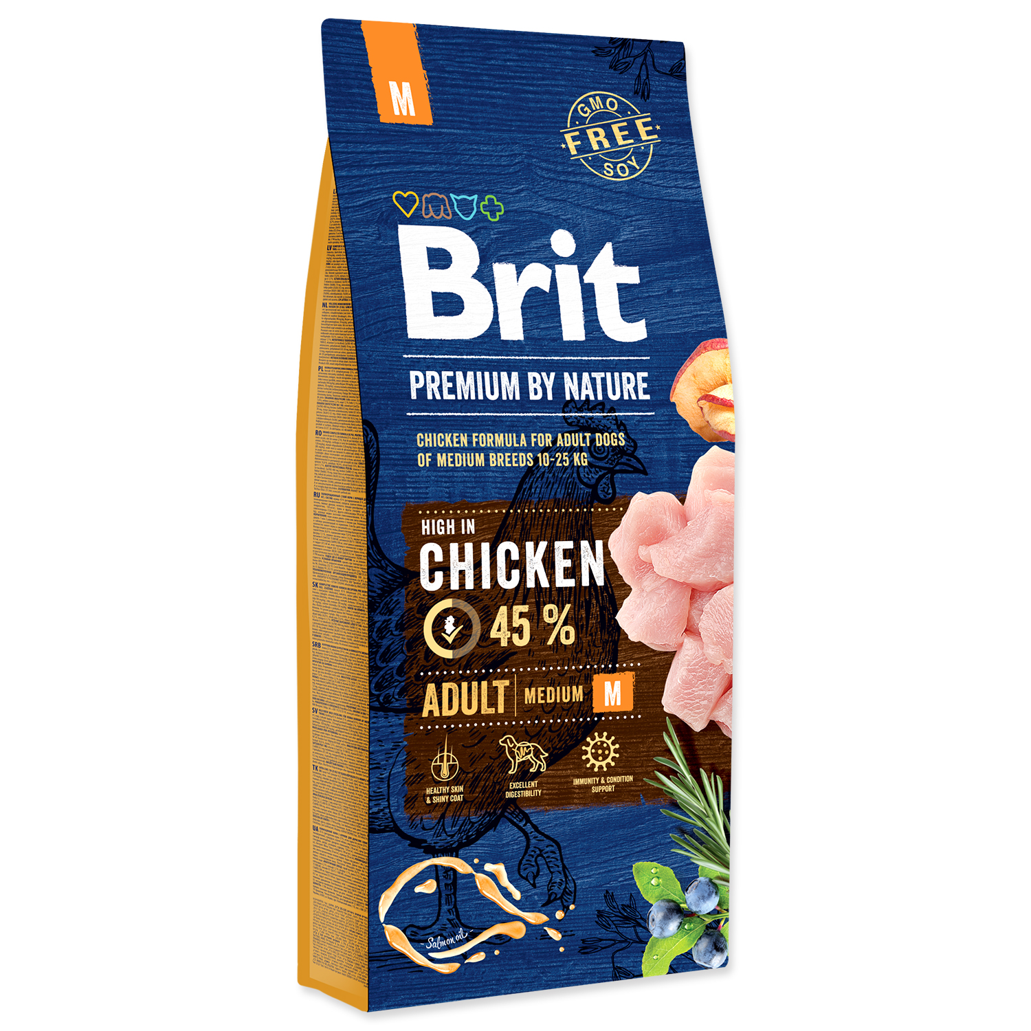 Levně BRIT Premium by Nature Adult M 15 kg