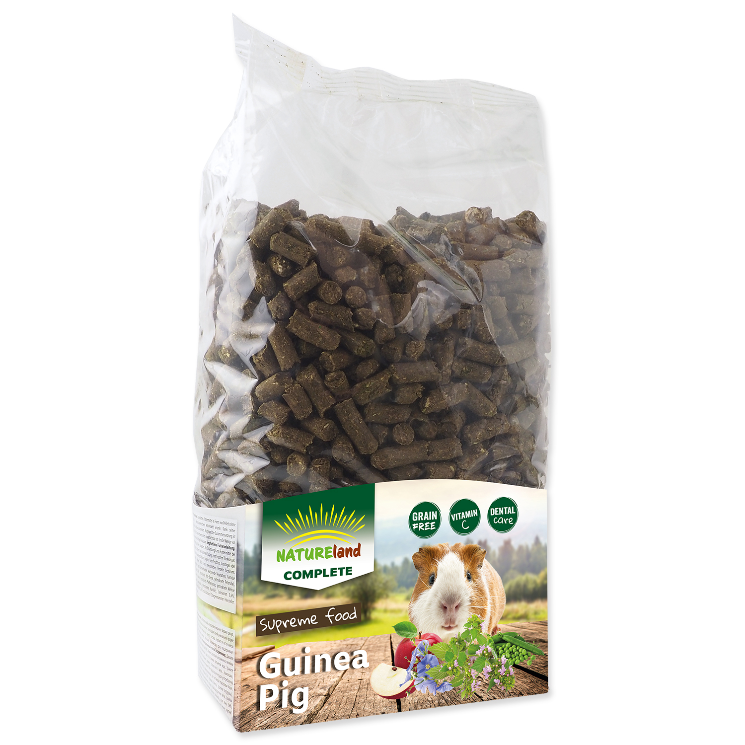 Levně Krmivo NATURE LAND Complete pro morčata MONO 1,7kg