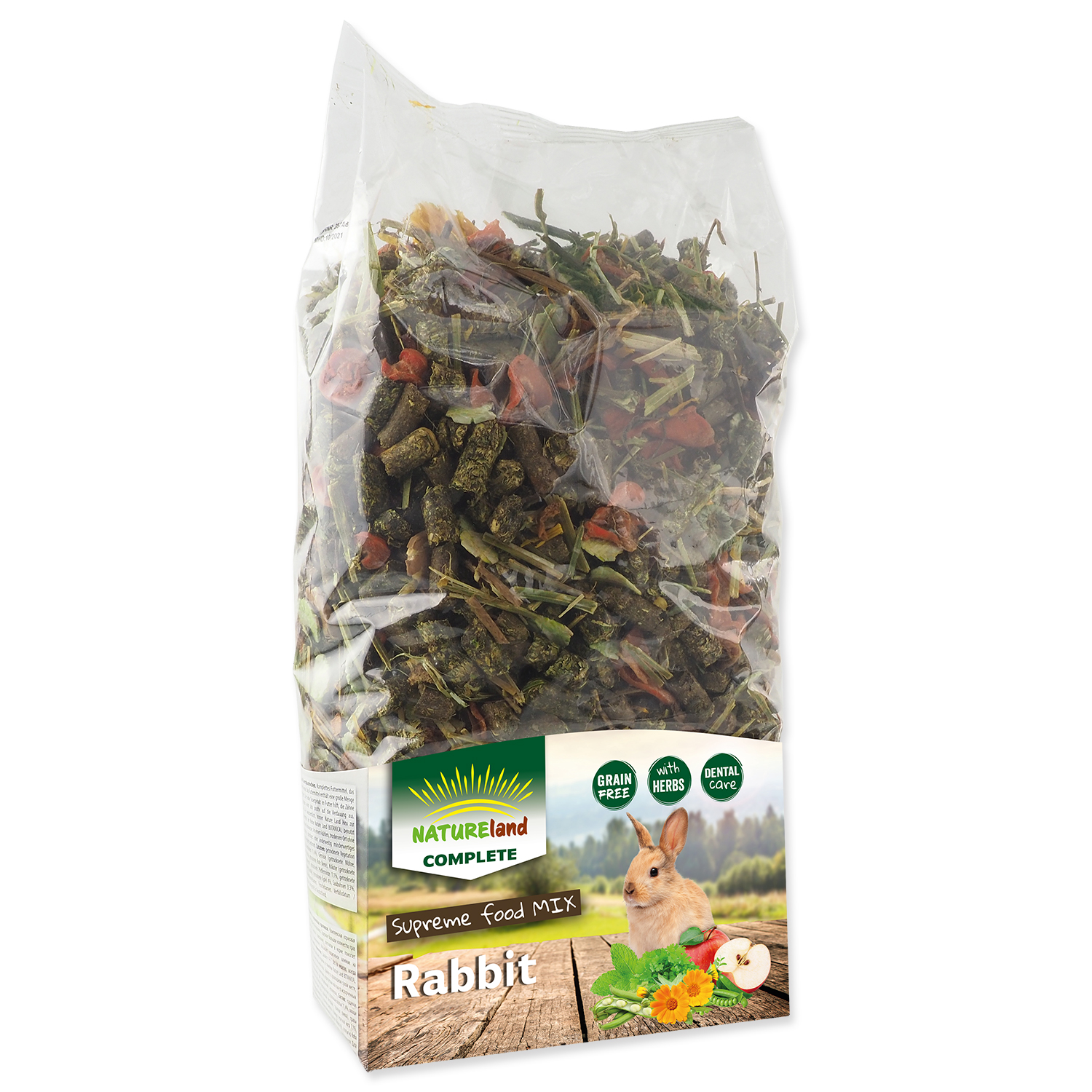 Levně Krmivo NATURE LAND Complete pro králíky a zakrslé králíky 1,4kg