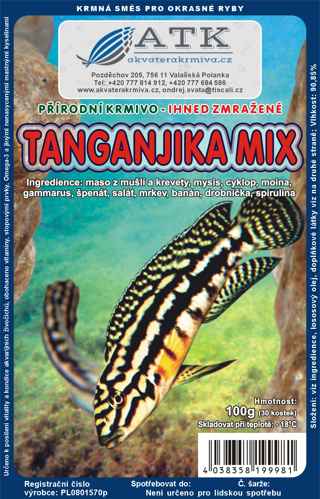 Levně Tanganjika mix 100g