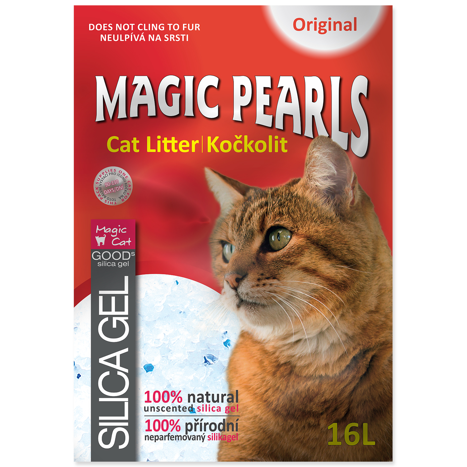 Levně Kočkolit MAGIC PEARLS Original 16 l