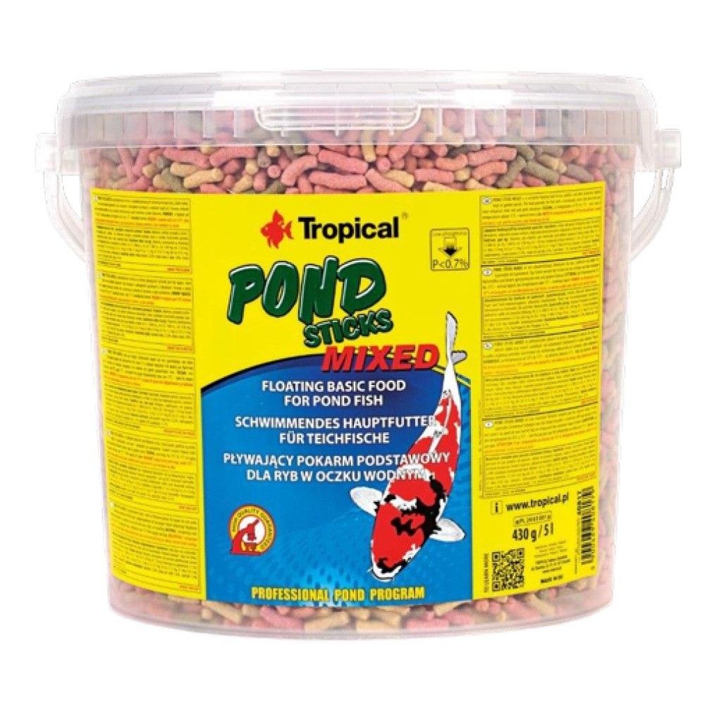 Levně Tropical Pond Sticks Mixed 5l/430g kbelík