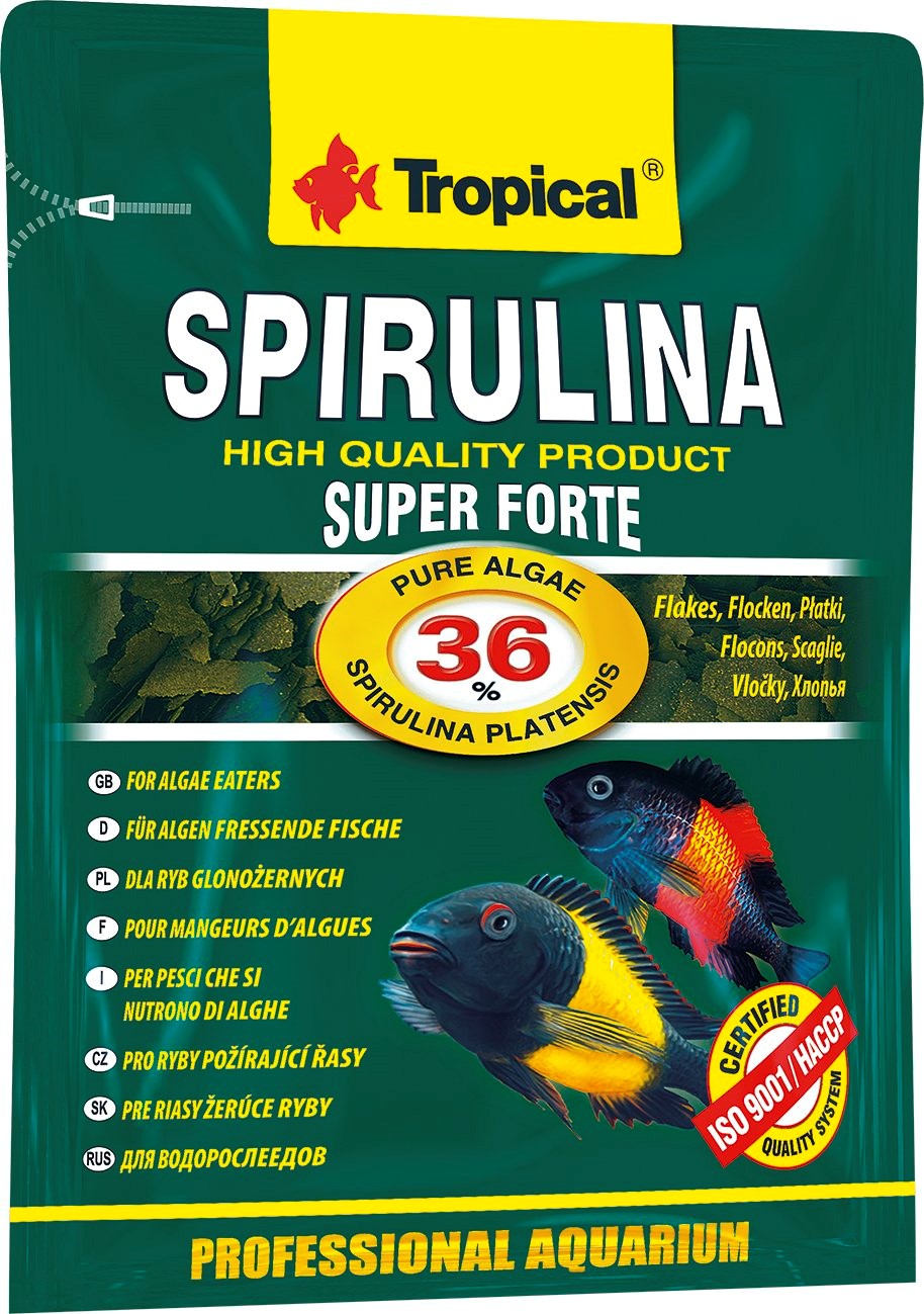 Levně Tropical Spirulina Super Forte 12g vločky sáček