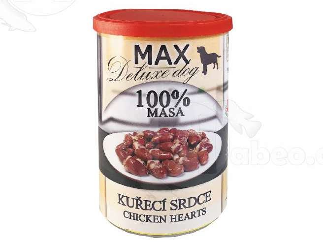 Levně Konzerva Max Deluxe kuřecí srdce 400 g