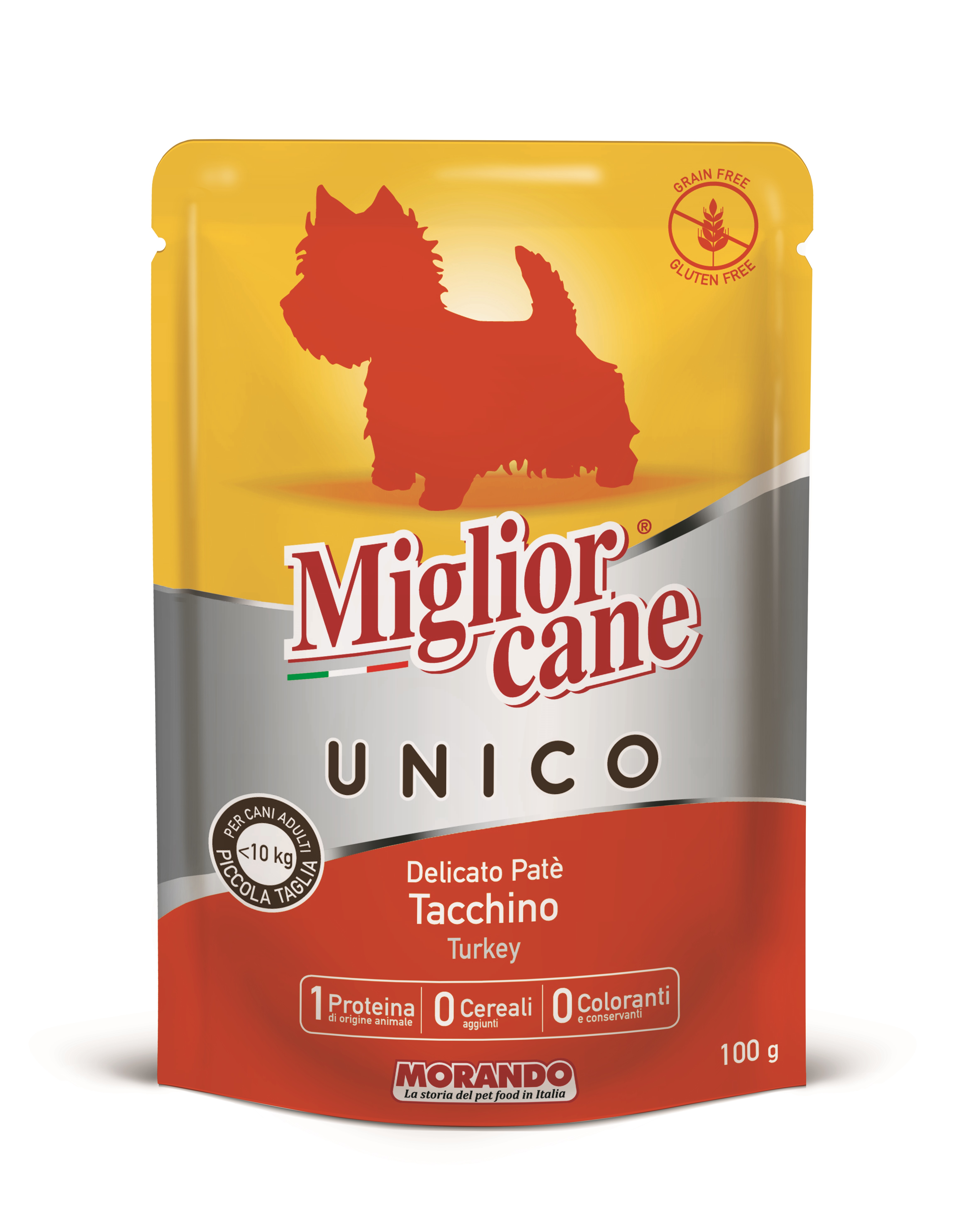 Miglior Cane Unico kapsička krůtí 80g - pes