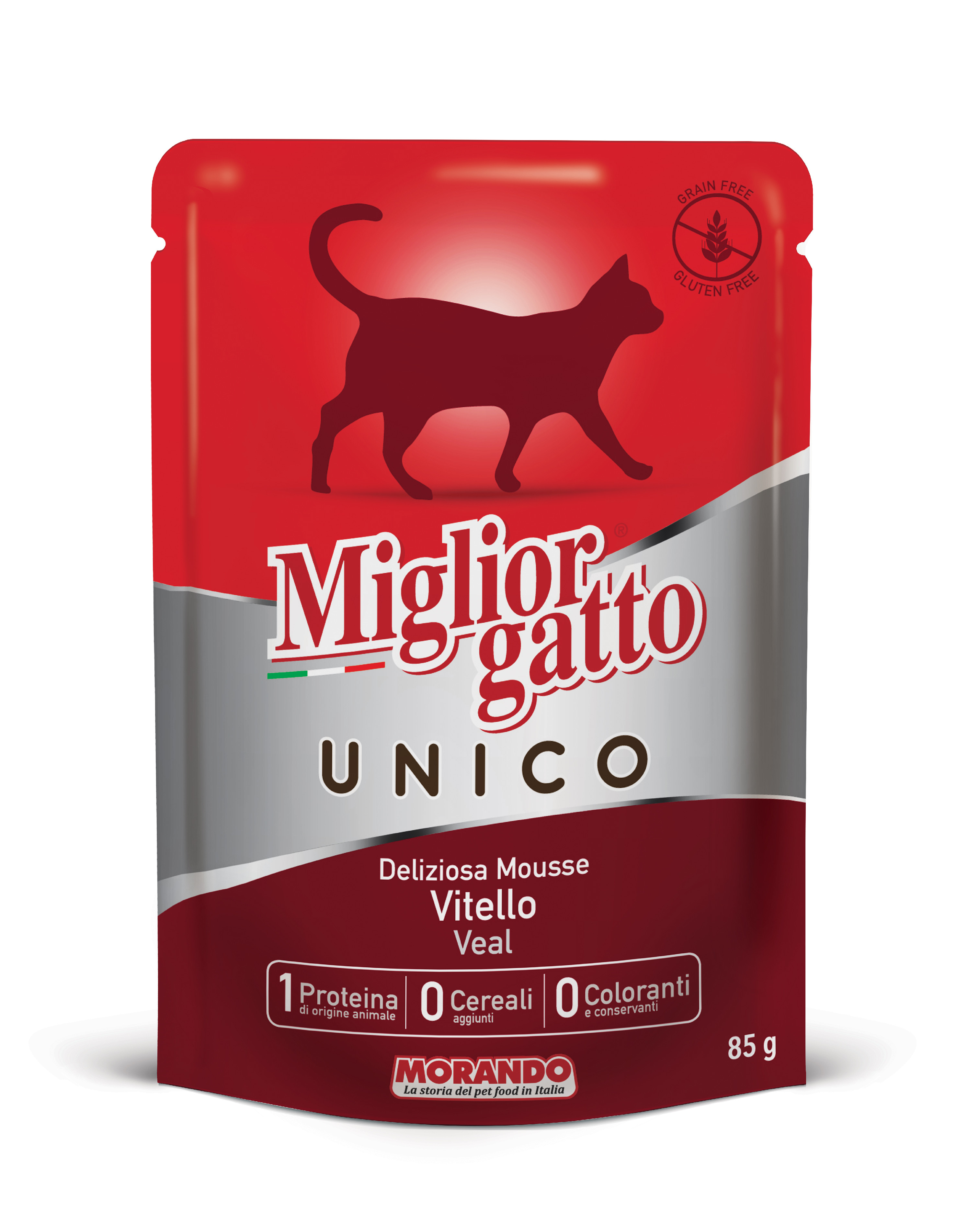 Kapsička Miglior Gatto telecí 85g - kočka