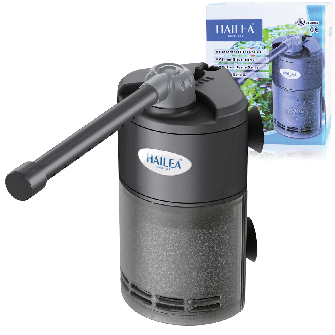 Levně Hailea vnitřní filtr MV-100 rohový