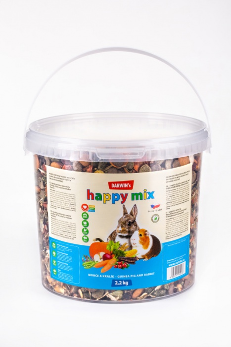 Levně Darwin's classic morče, králík happy mix 2,2 kg