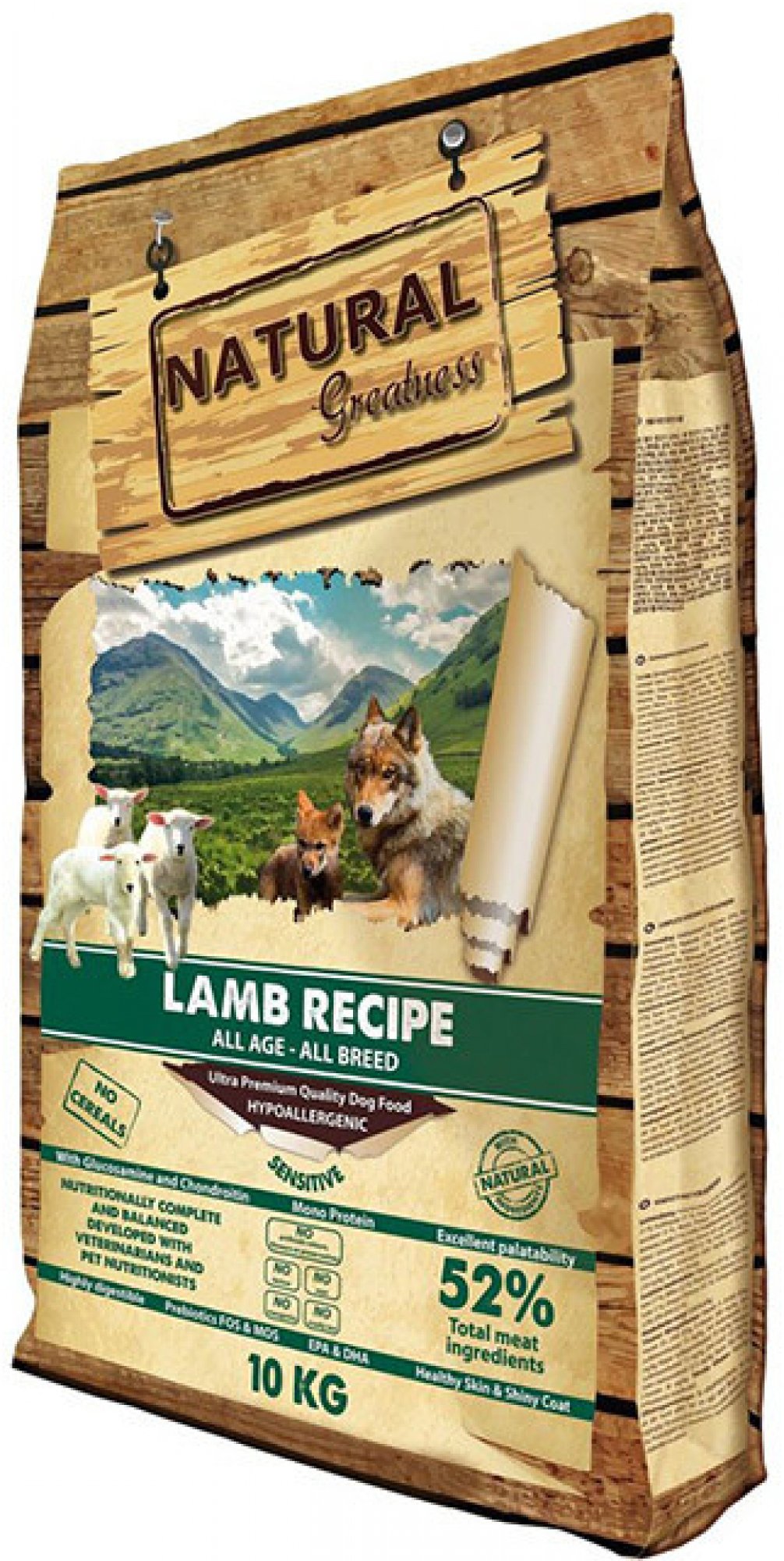 Levně Natural Greatness Lamb Recipe All Breed Sensitiv/jehně Velikost balení: 10kg