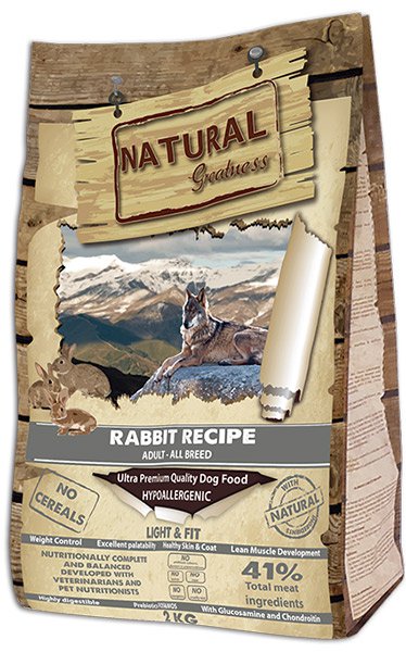 Levně Natural Greatness Rabbit Recipe All Br.Light,Fit/králík Velikost balení: 2kg