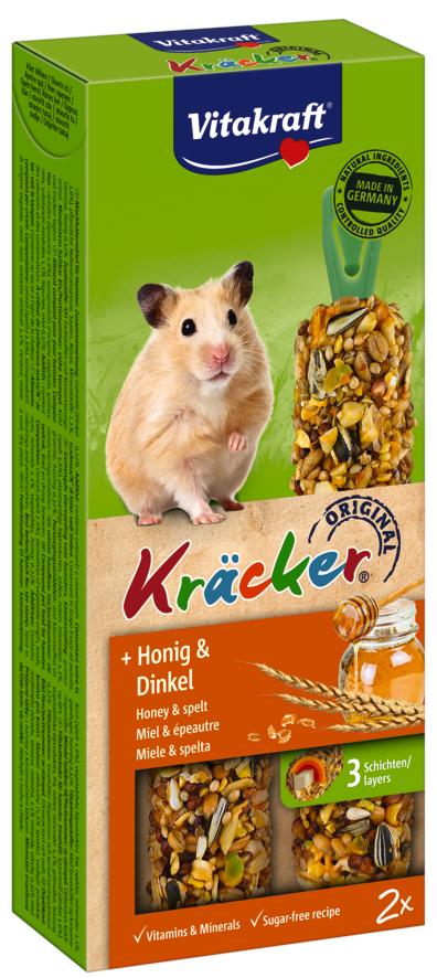 Kracker křeček med+špalda 2ks112g