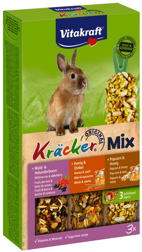 Levně Kracker králík lesní ovoce-med-popcorn3ks