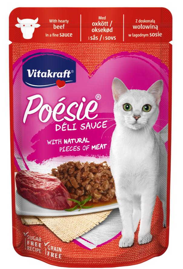 Levně Vitakraft Poésie DéliSauce hovězí 85 g