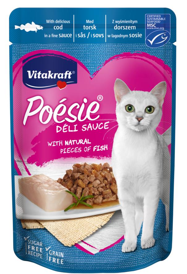 Levně Vitakraft Poésie DéliSauce treska 85 g