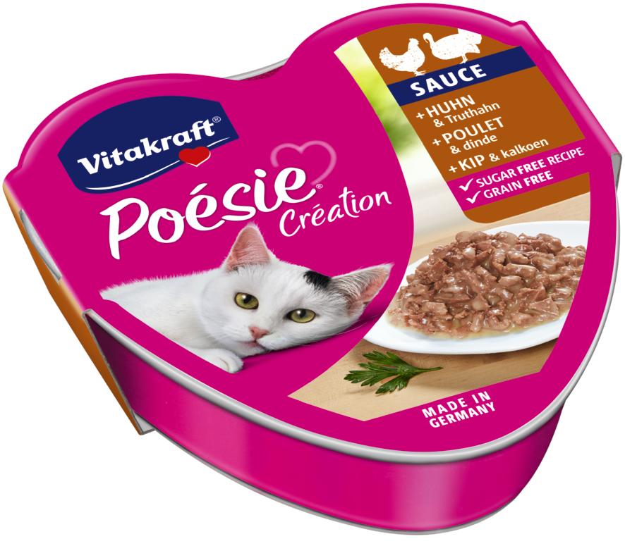 Levně Vitakraft Poésie kuře a krůta v omáčce 85g