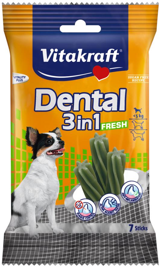 Levně Dental sticks 3in1 FRESH XS 70 g