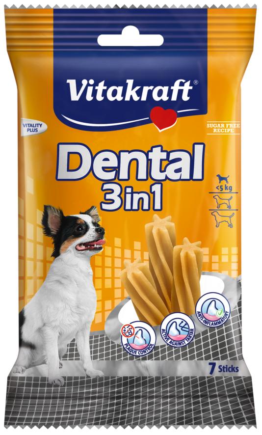 Levně Vitakraft Dental sticks 3in1 XS 70 g