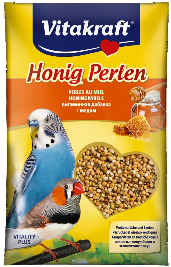 Levně VITAKRAFT Perls Honey Sittich 20g