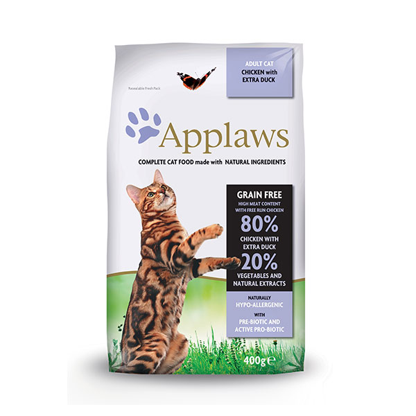 Levně Applaws granule Cat Adult Kuře s kachnou 400 g