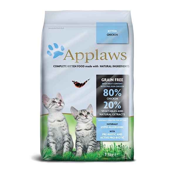 Levně Applaws granule Cat Kitten Kuře 7,5 kg