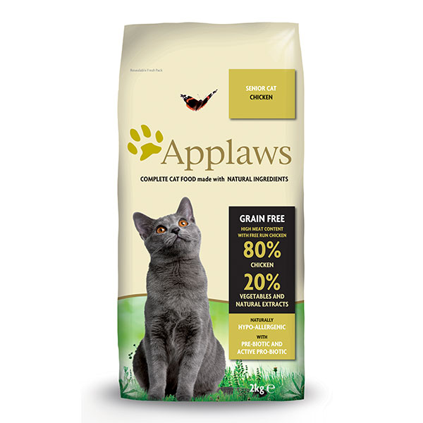 Levně Applaws granule Cat Senior Kuře 2 kg