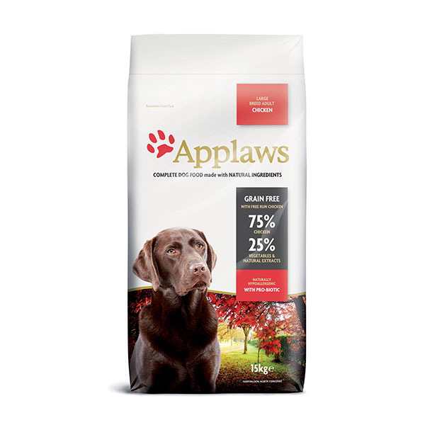 Levně Applaws granule Dog Adult Large Breed Kuře 15 kg