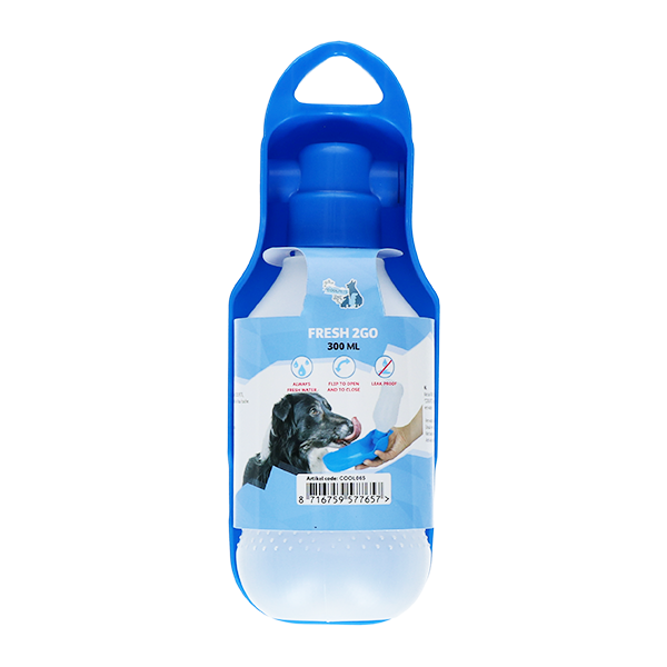 Levně CoolPets Fresh 2GO cestovní láhev s miskou 300 ml