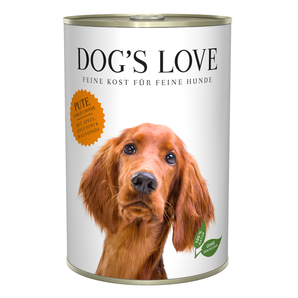 Levně Konzerva Dog's Love Adult Classic Krocan 400 g