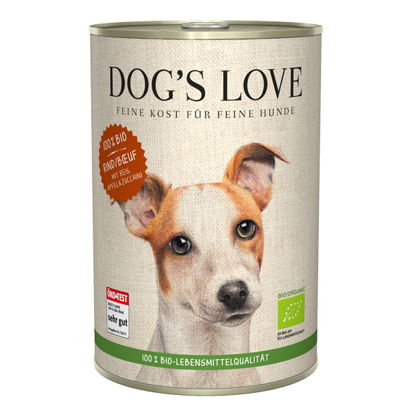 Levně Konzerva Dog's Love Bio Hovězí 400 g