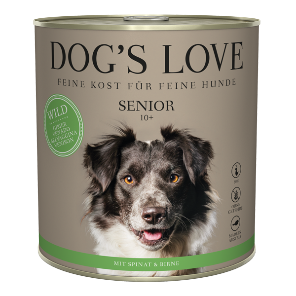 Levně Konzerva Dog's Love Senior Classic Zvěřina 800 g