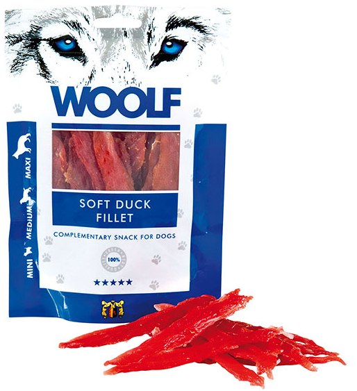 Levně Woolf Soft Duck Fillet 100 g - pamlsky pro psy