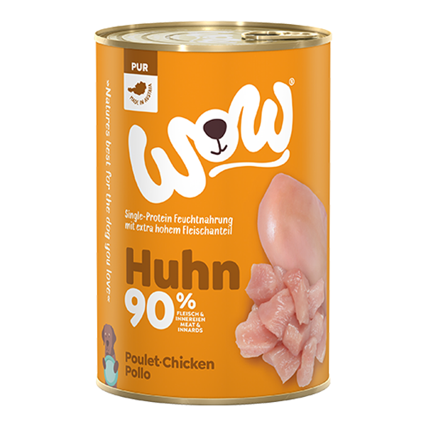 Levně Konzerva WOW Pure Kuřecí monoprotein 400 g