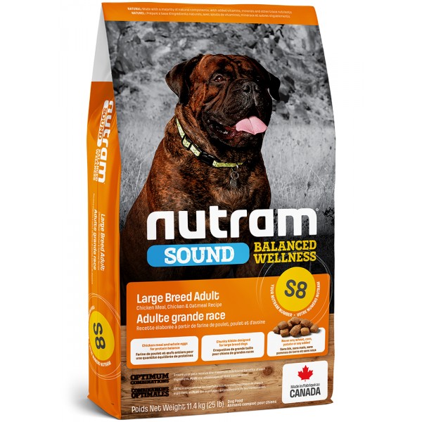 Levně Nutram S8 Sound Adult Dog Large Breed 11,4 kg