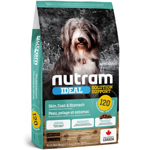 Levně Nutram I20 Ideal Sensitive Skin Coat Stomach Dog 2 kg